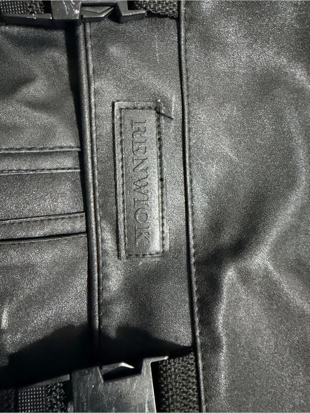 Black Laptop Messenger Bag for Men